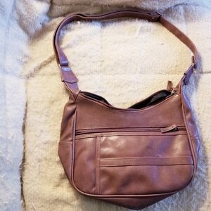 Mauve Purple Shoulder Purse Bag